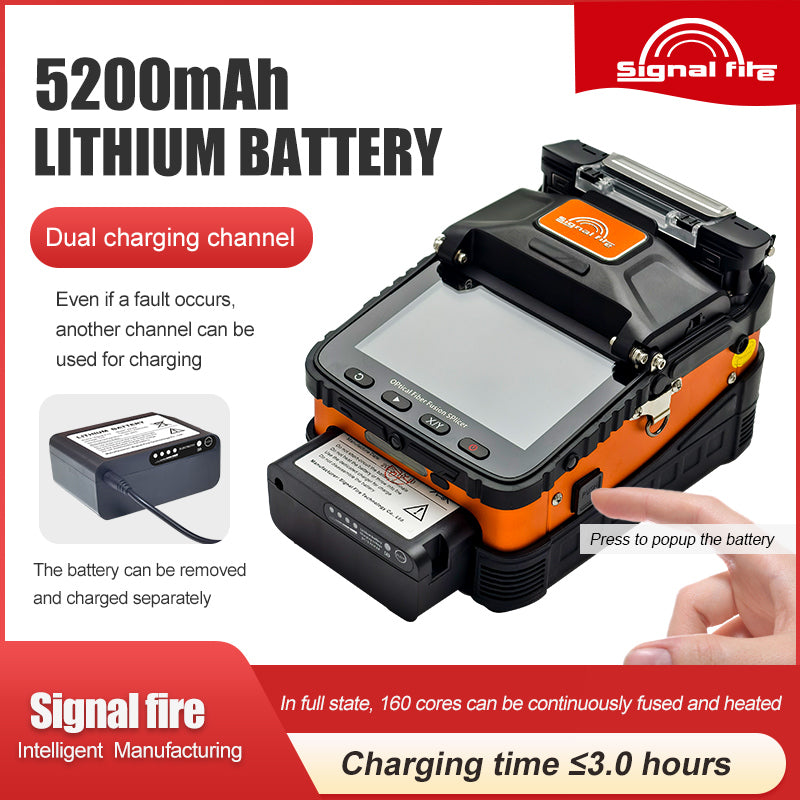 AI-6C/6C+ 10km Optical Fiber Fusion Splicer