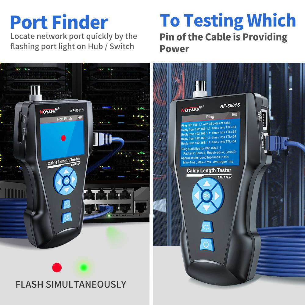 Noyafa NF-8601S TDR Cable Tracer Tester