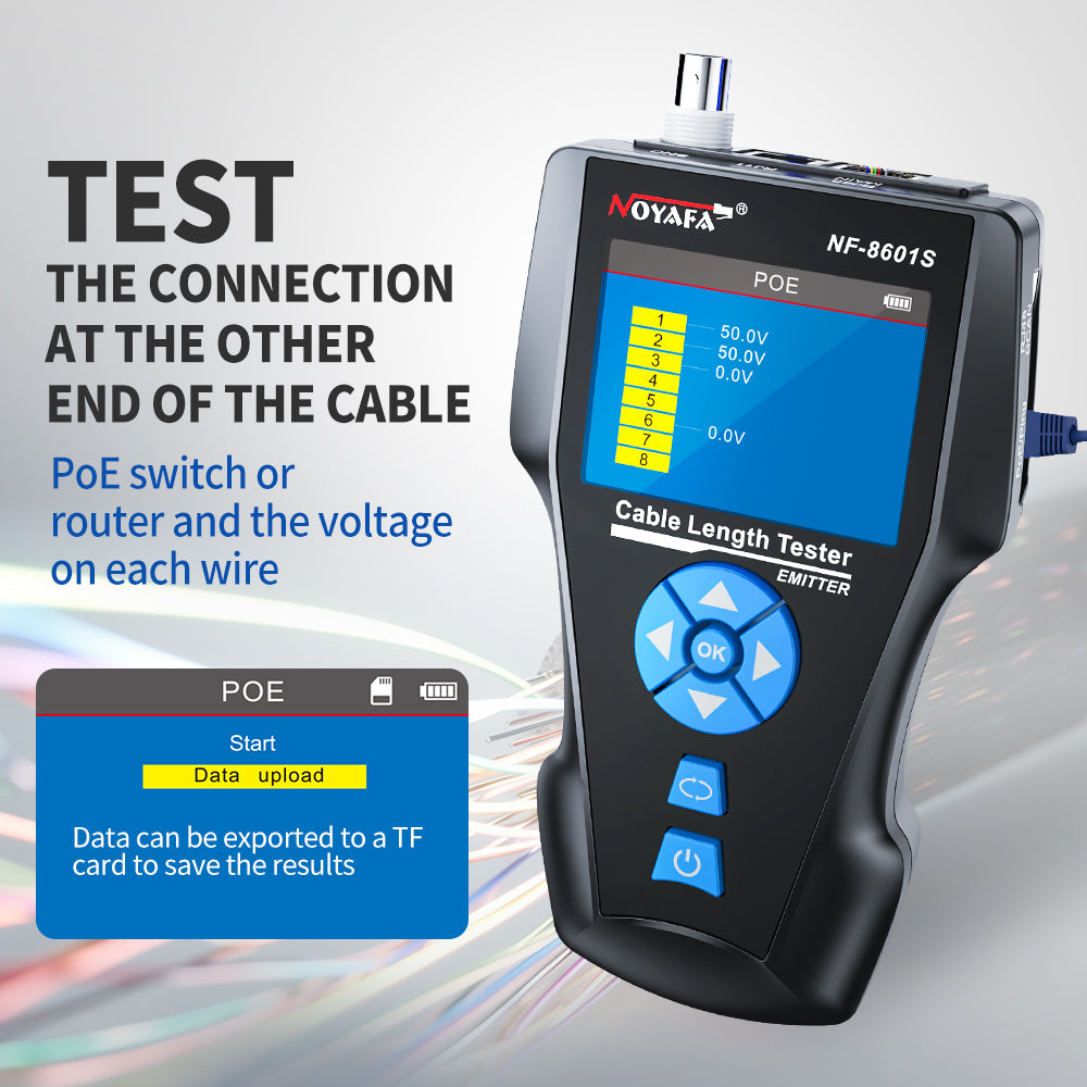 Noyafa NF-8601S TDR Cable Tracer Tester