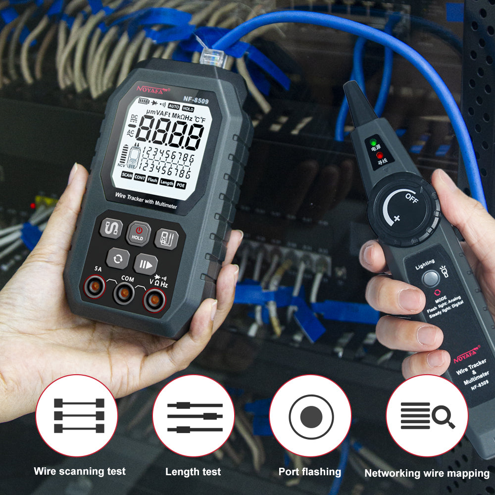 Noyafa NF-8509 2 in 1 Wire Tracker and Multimeter