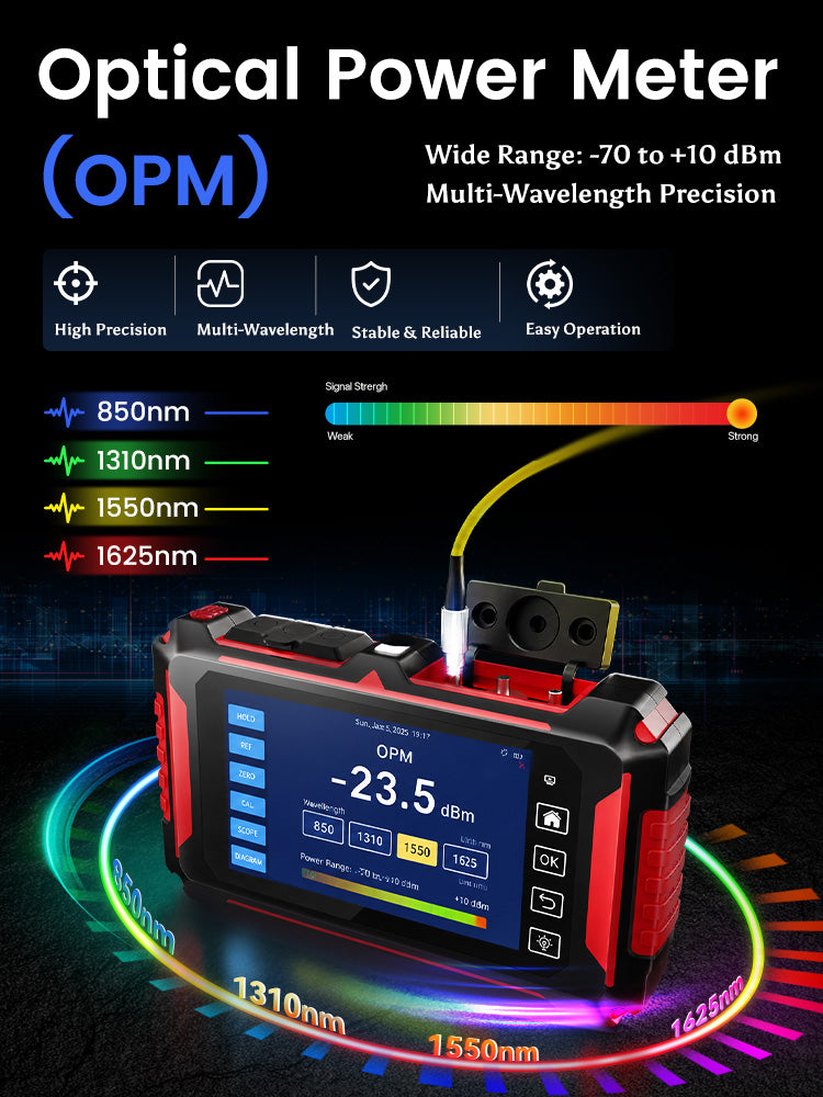 2026 New Noyafa NF-8607 All-in-One Fiber & Network Tester