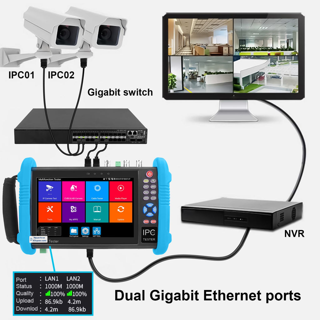 NOYAFA NF-716ADHS PRO All-in-one IPC CCTV Camera Tester